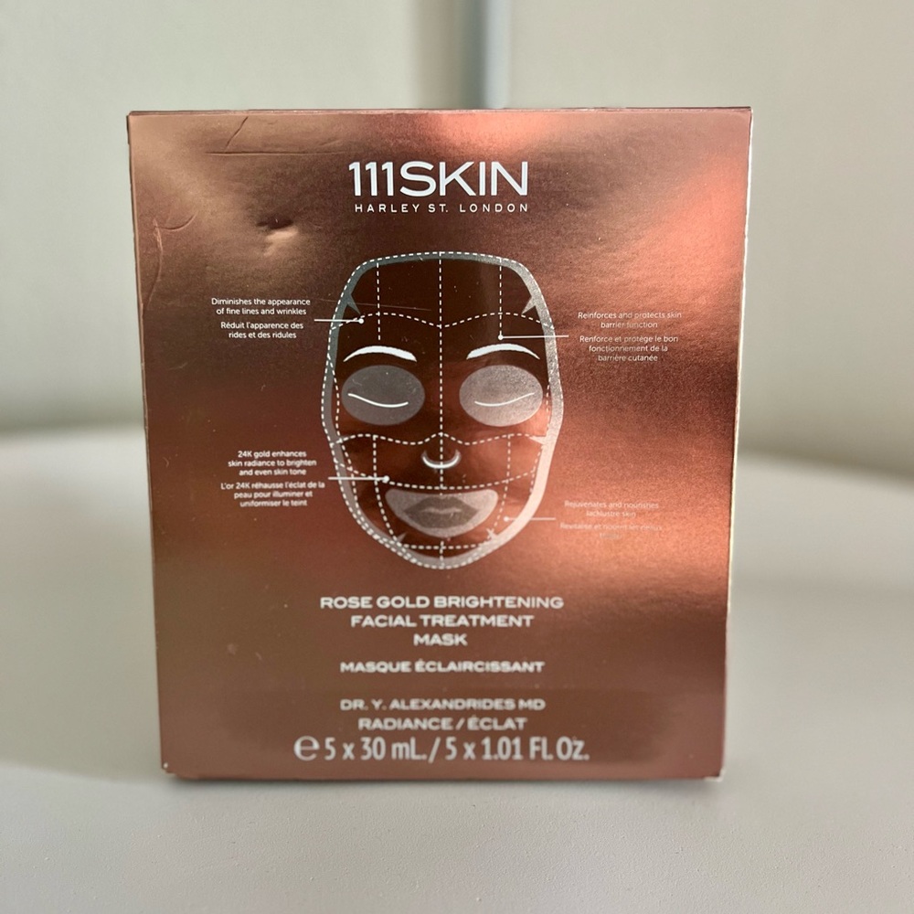 111SKIN Rose Gold Brightening Facial Treatment Mask